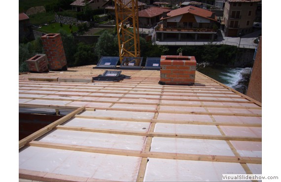 aislante, ventanas,chimeneas