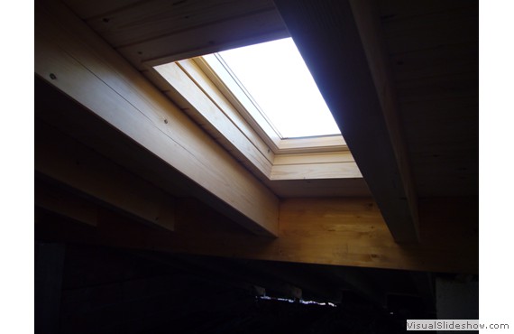 ventana tejado interior